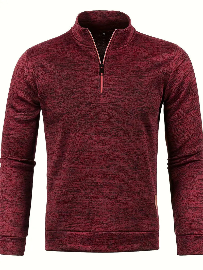 Pull à Manches Longues et Fermeture Éclair Doux - PanierRoyale