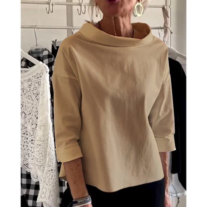 Robe Élégante Femme | Col V et Manches Longues