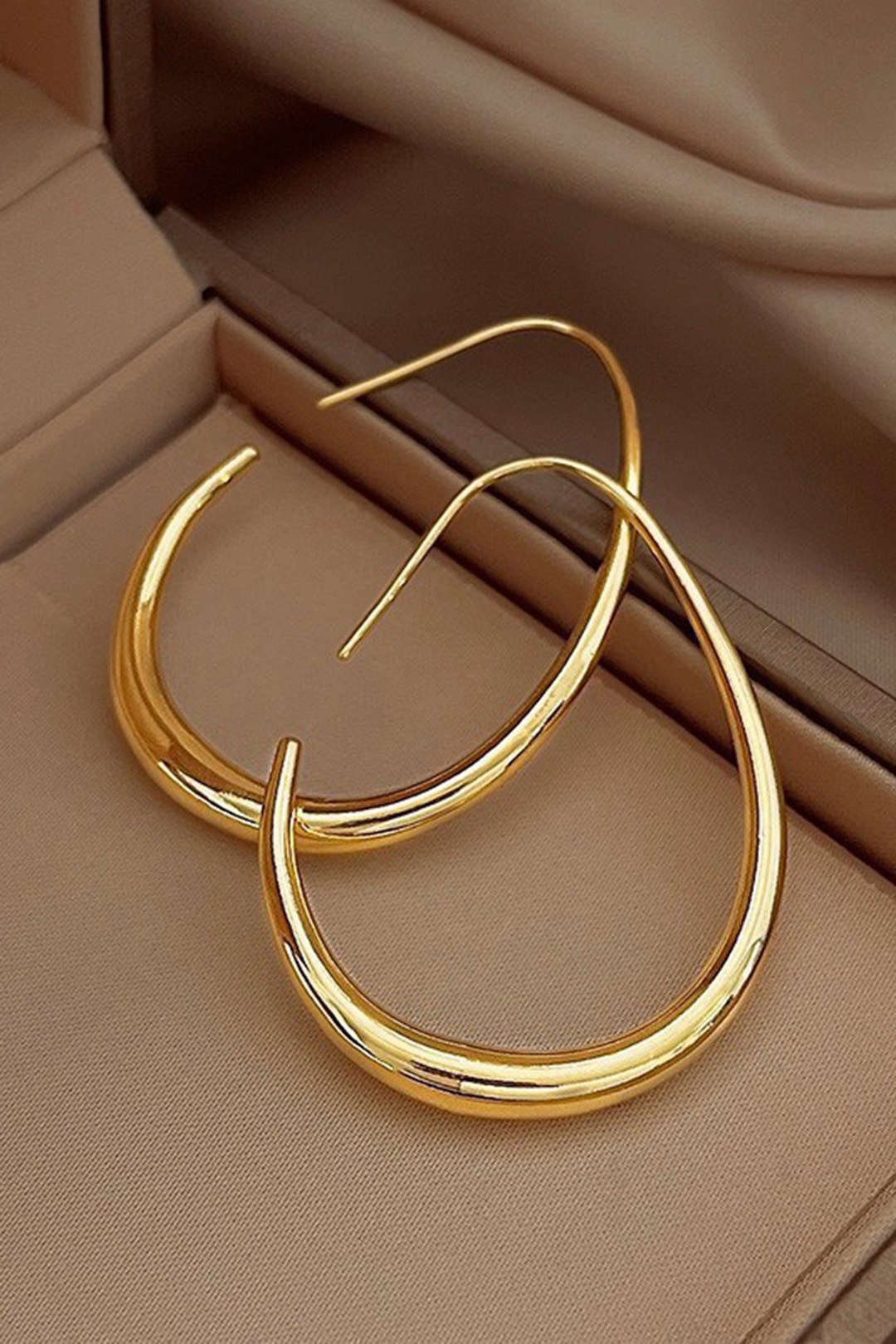 Boucles d’oreilles Femme Ovales Design Élégant Intemporel - PanierRoyale