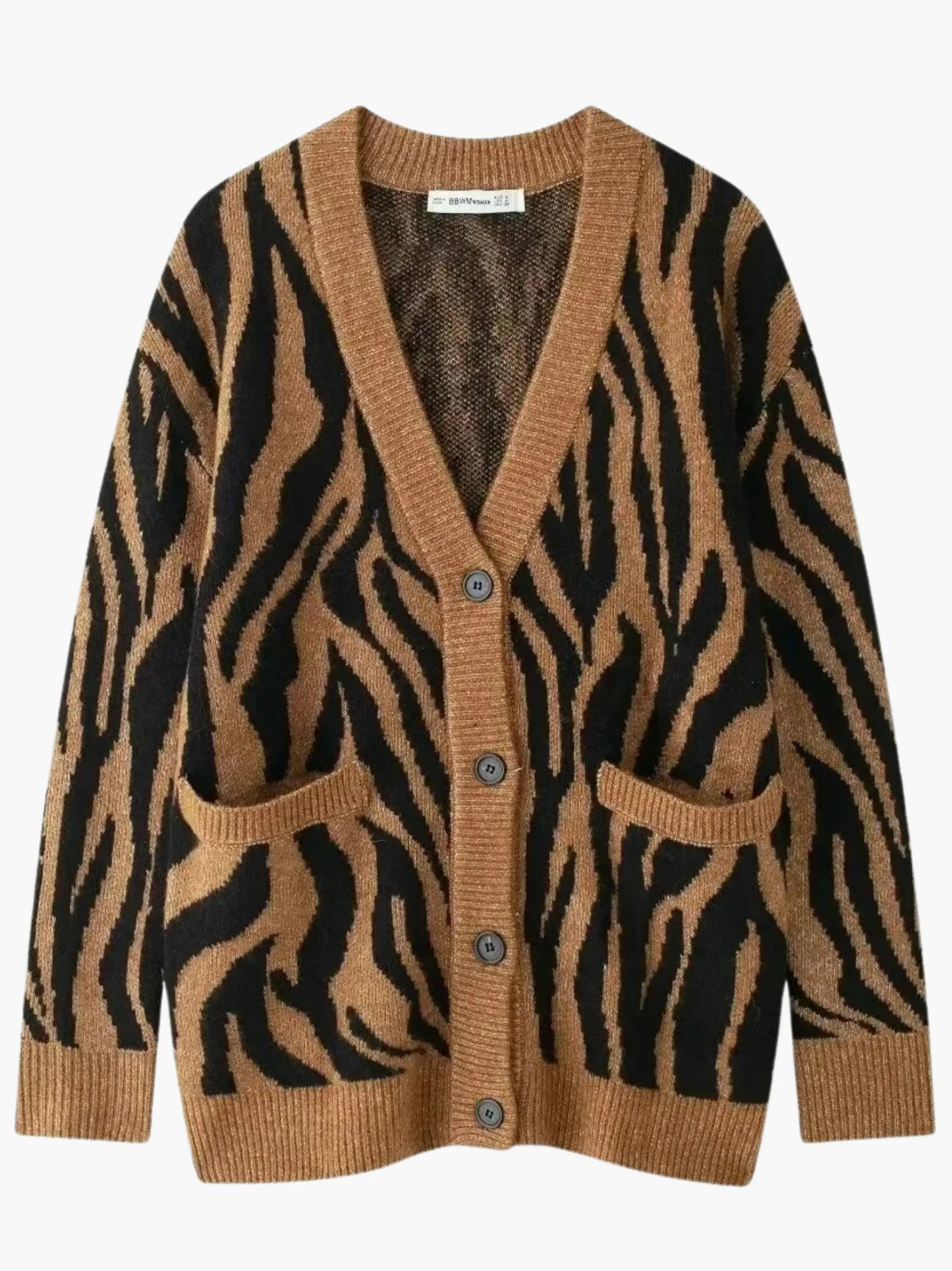 Pull Zèbre Rayé Femme Tricot Chaud - BerlinGlamour