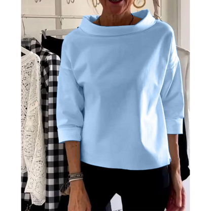 Robe Élégante Femme | Col V et Manches Longues