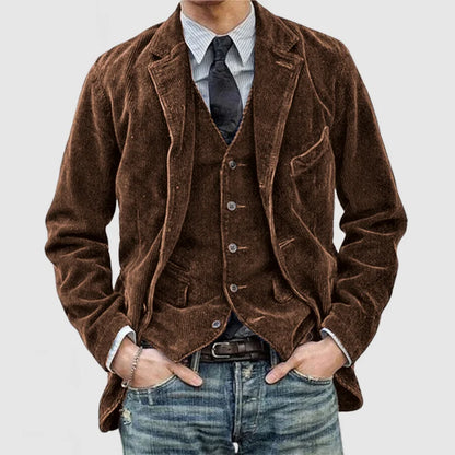 Blazer Homme Velours Chic et Confortable