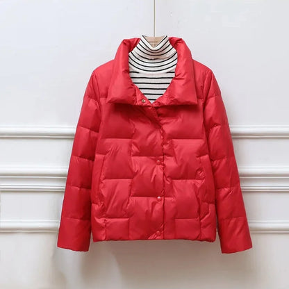 Veste Hiver Femme Douce et Chaude avec Broderie Élégante