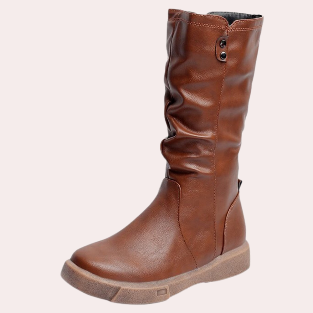 Bottes d'Hiver Traditionnelles Mi-Mollet