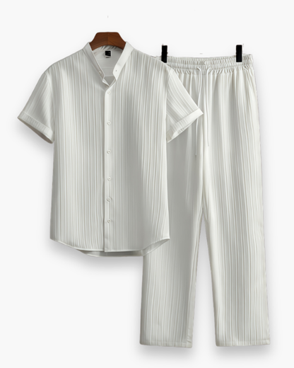 Tenue Été Homme Léger et Confortable - Chemise et Pantalon Décontractés