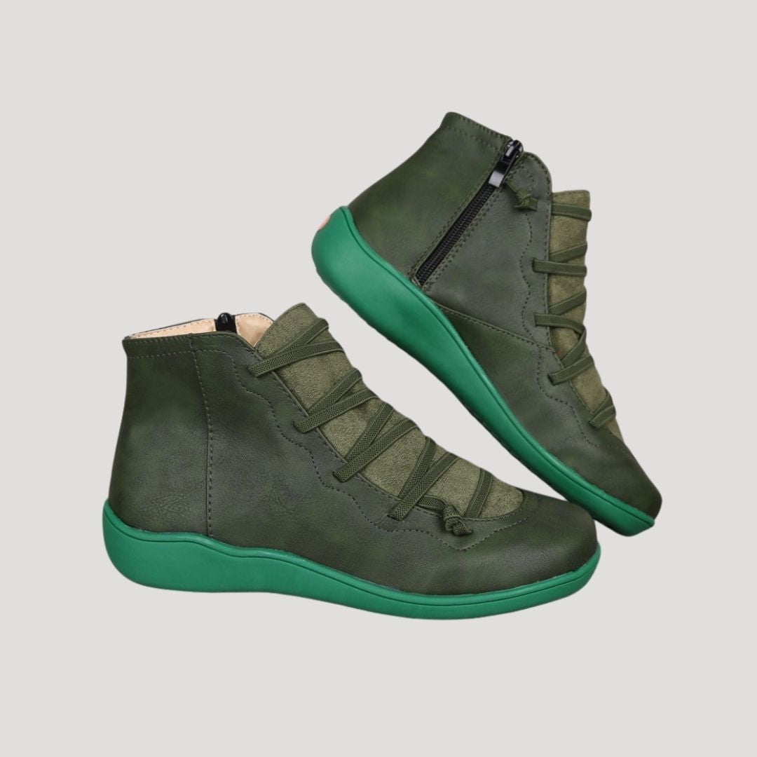 Bottines Femmes Printemps Talon Bas Confortable