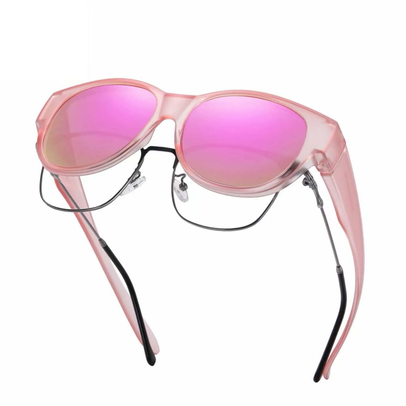 Lunettes de Soleil Femme Polarisées Protection UV400 Style Œil de Chat