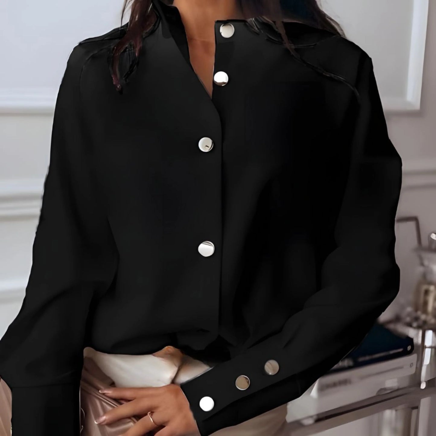 Chemise Féminine Élégante pour Soirée