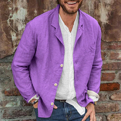 Veste Lin Homme Élégante et Confortable