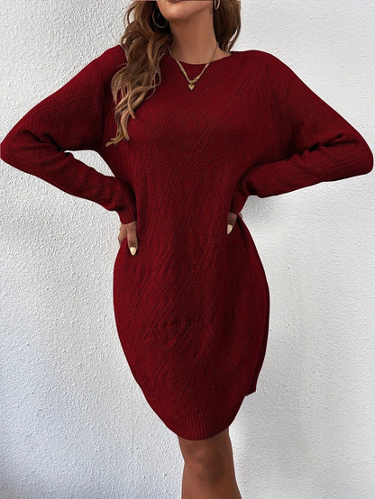Robe Pull Chic Strass Élégante et Femine