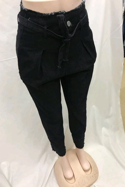 Jeans Femme Élastique Haut de Gamme avec Ceinture Avant