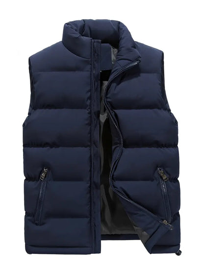 Gilet d'Homme Thermique avec Poches Zippées