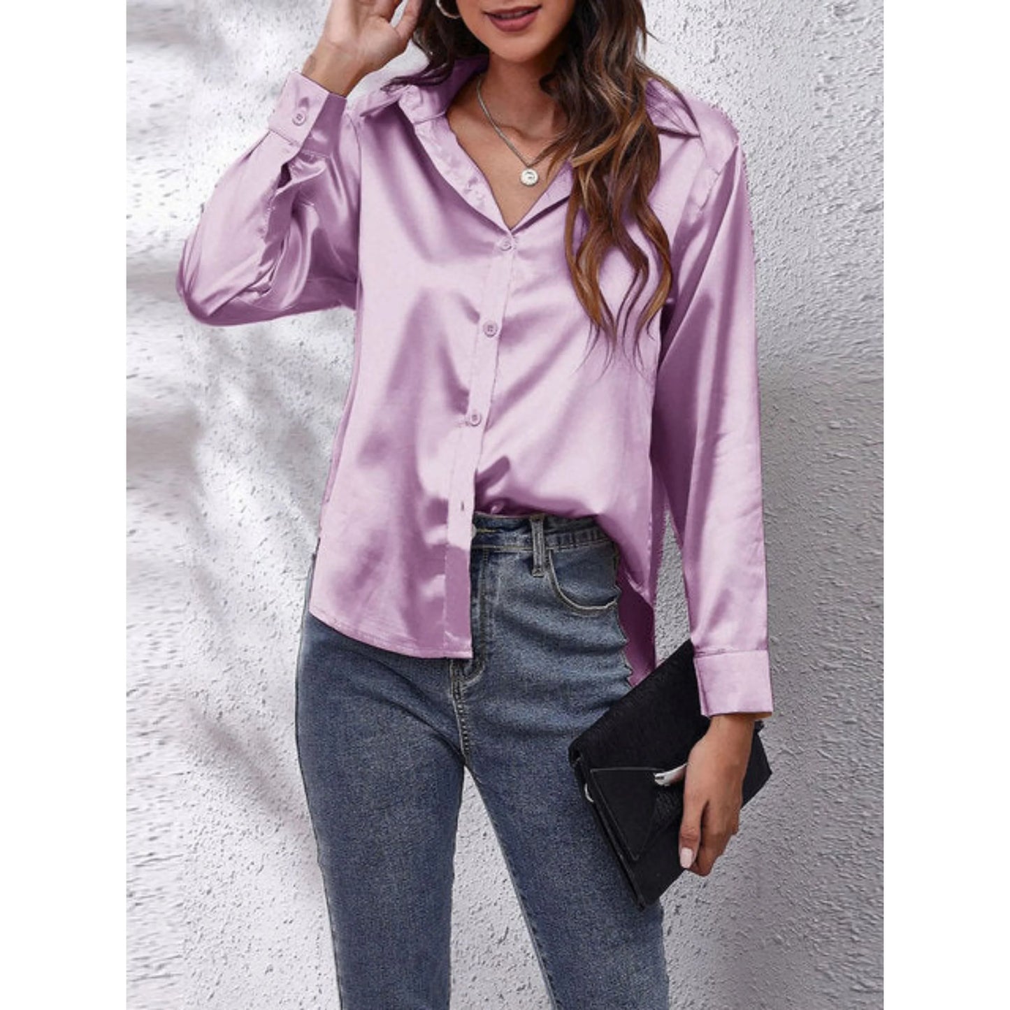 Chemise Femme Élégante en Soie