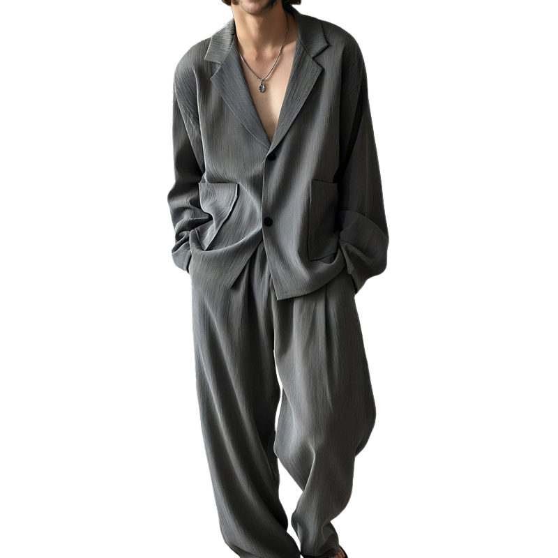Costume Homme Élégant 2 Pièces avec Chemise Blanche - PanierRoyale