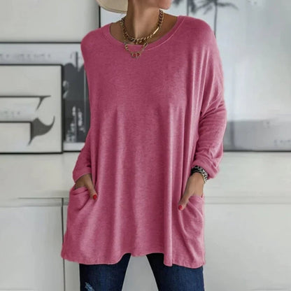Pull Féminin Décontracté avec Poches