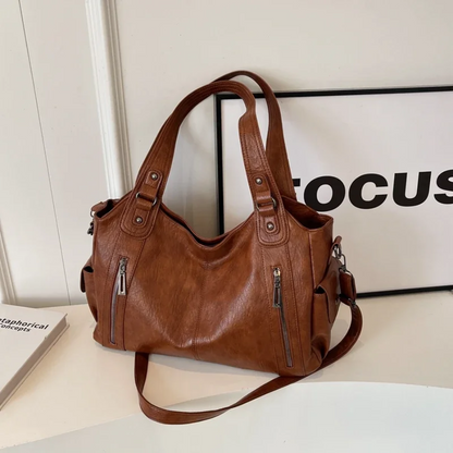 Sac à bandoulière Femme Pratique avec Poches Zippées et Poignées Réglables - PanierRoyale