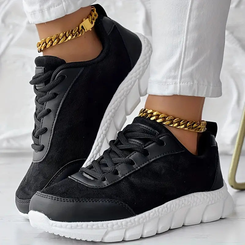 Baskets Femmes Blanc Nubuck Raffinées