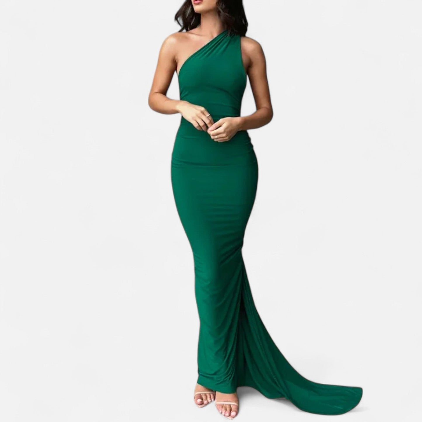 Robe femme maxi épaule dénudée tendance été