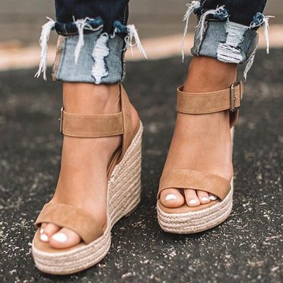 Sandales Femmes Printemps Talons Hauts Ouvertes