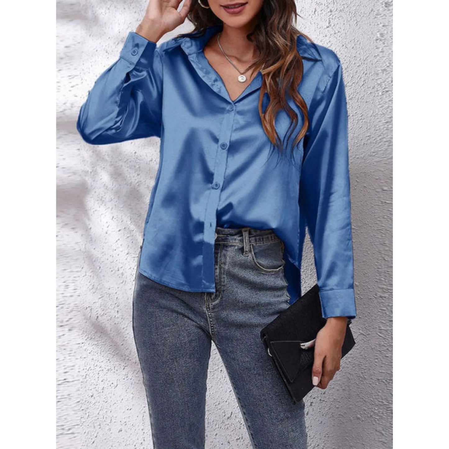 Chemise Femme en Soie Luxe pour Femme élégante