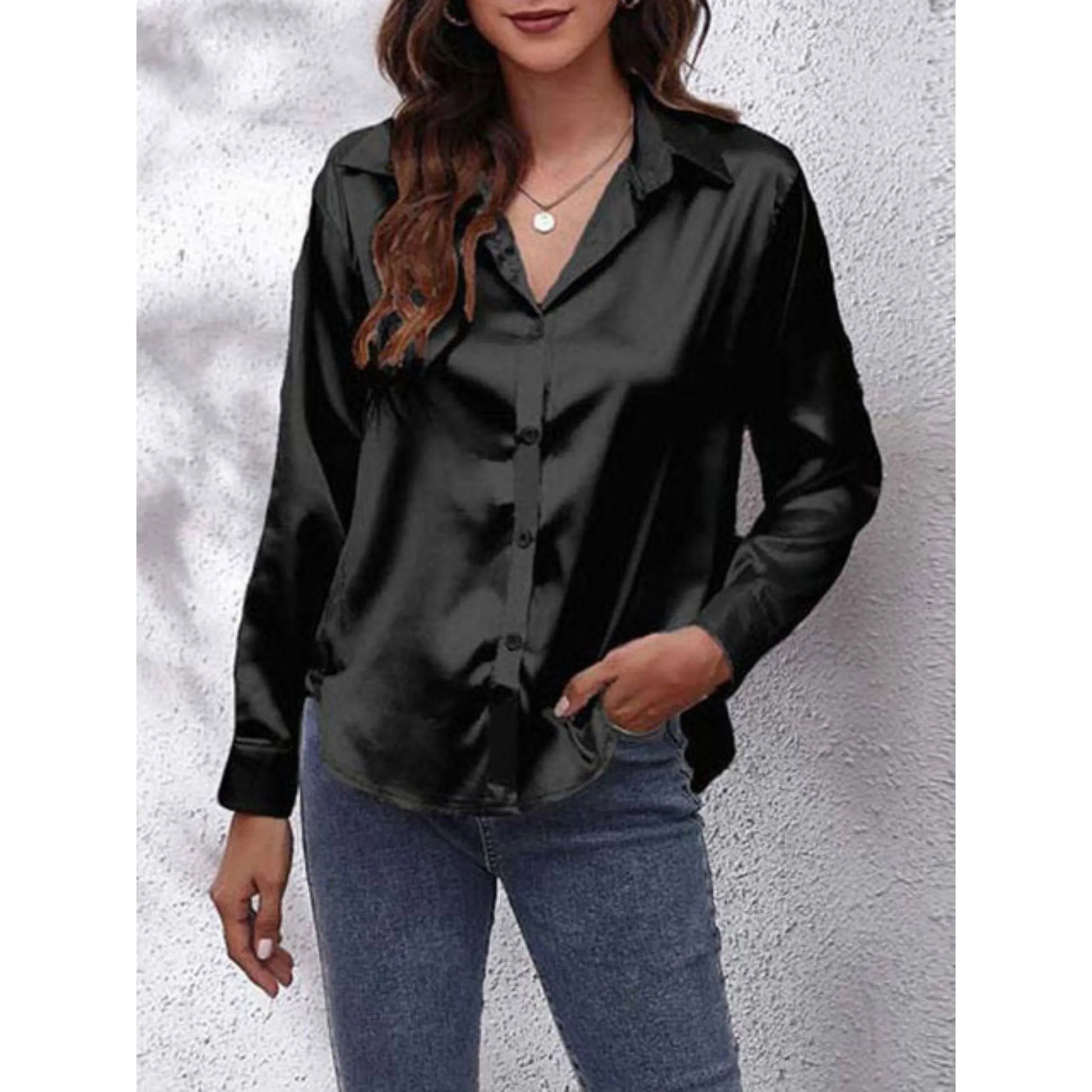 Chemise Femme en Soie Luxe pour Femme élégante - PanierRoyale
