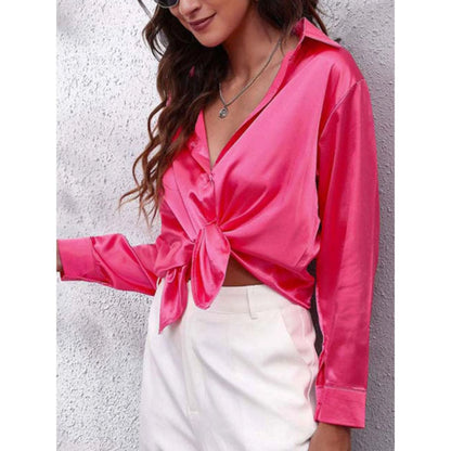 Chemise Femme Élégante en Soie