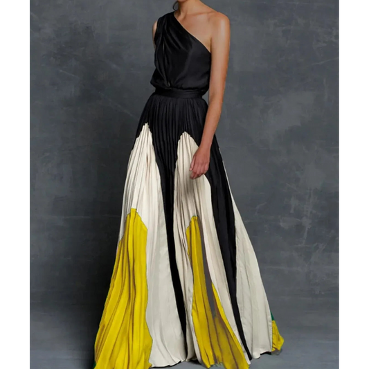 Robe Femme Élégante Asymétrique Longue - BerlinGlamour