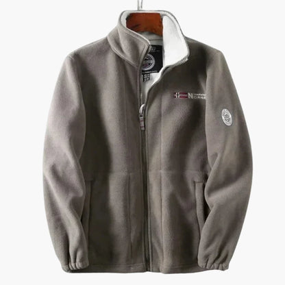 Veste Coton Doublée Zippée Chaude et Confortable