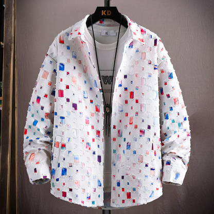 Chemise Polo Homme Coton Confortable Blanc