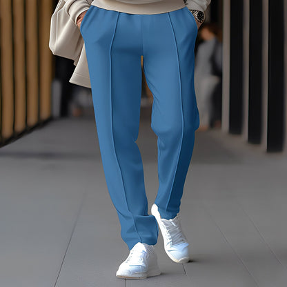 Pantalon Homme Classique Taille Étroite pour Bureau