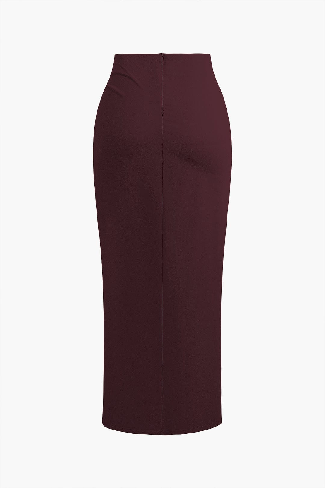 Robe mi-longue Élégante Plissée avec Fente