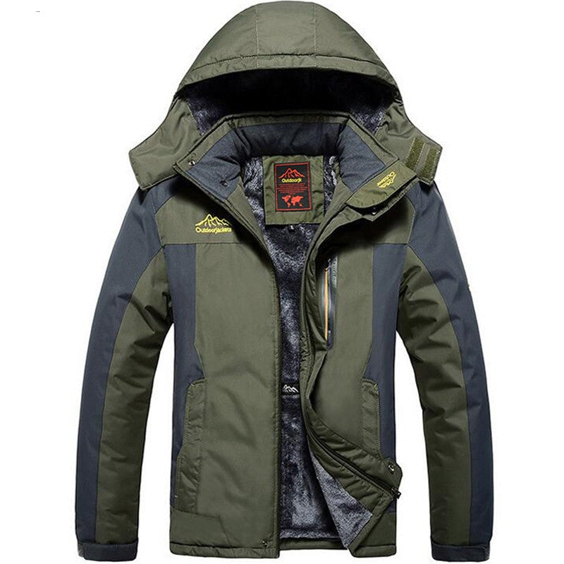Parka Doudoune Homme Hiver avec Capuche et Manches Longues
