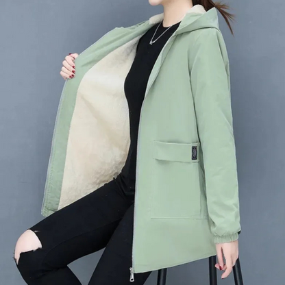 KALEIA - Manteau à Capuche pour Femmes