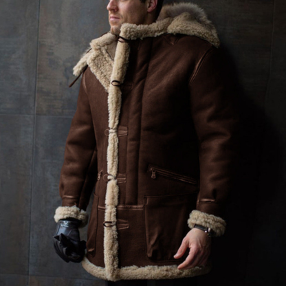 Doudoune Hiver Homme Imperméable et Chaude à Capuche