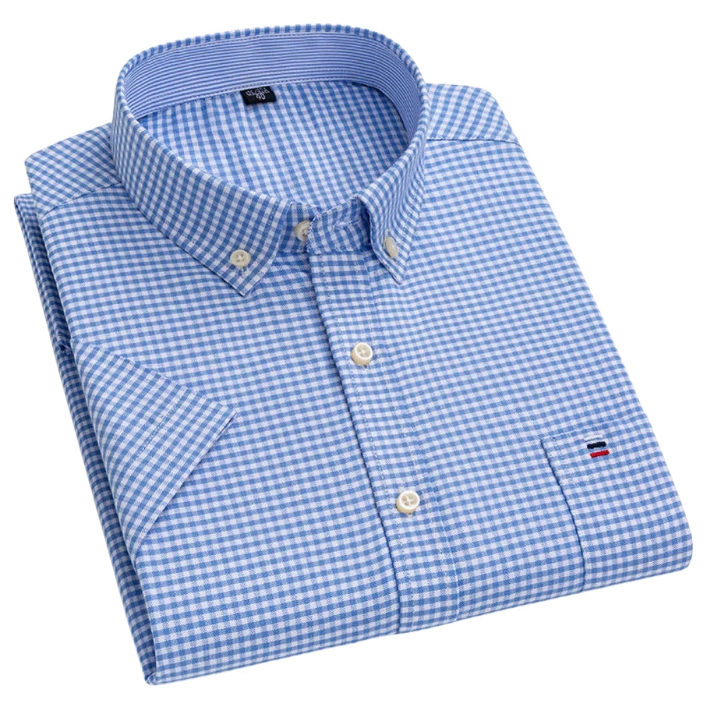 Chemise Homme Lin Été Manches Courtes