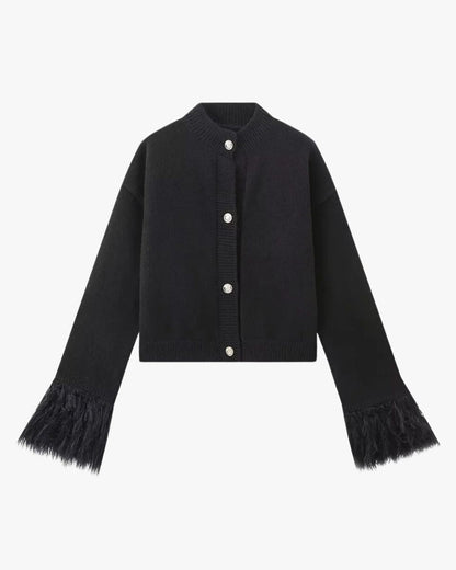 Cardigan Femme Boutons et Manches Tombantes