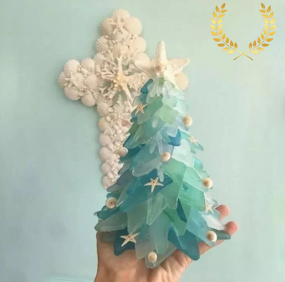 Arbre de Noël en Verre Fragile Fait Main - PanierRoyale