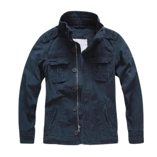 Veste Zippée Longue avec Poches Détachables et Réglables - PanierRoyale