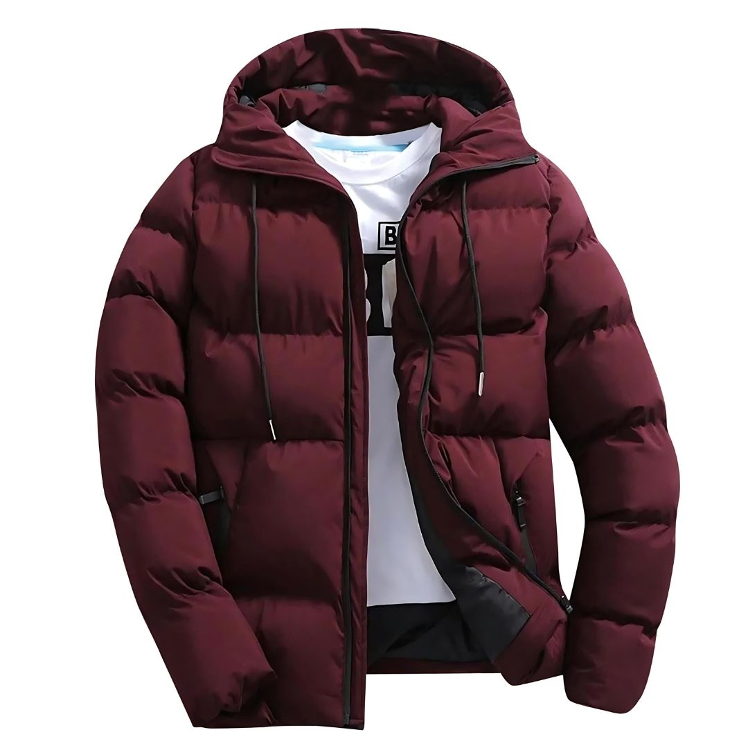 Manteau Homme Hiver - Parka Imperméable avec Capuche et Doublure Chaude