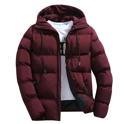 Manteau Homme Hiver - Parka Imperméable avec Capuche et Doublure Chaude