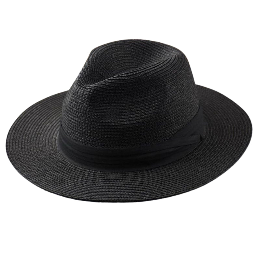 Chapeau Femme à Bord Large avec Nœud Élégant