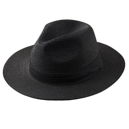 Chapeau Femme à Bord Large avec Nœud Élégant