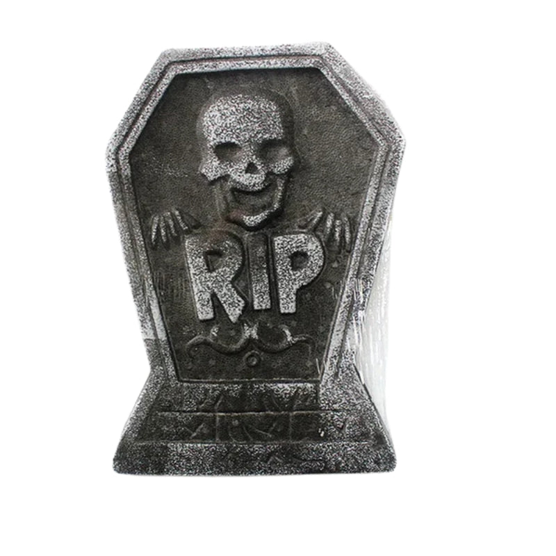 Décoration de Tombe en Mousse Effet Vieilli pour Halloween