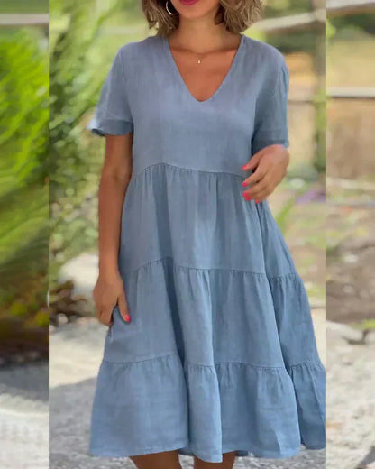 Robe de Soirée Chic Mi-Longue pour Mariage et Fêtes