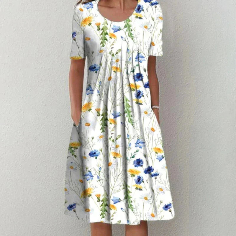 Variant image for Emma™ – Robe Longue Femme Élégante en Coton Confortable et Polyvalente-7