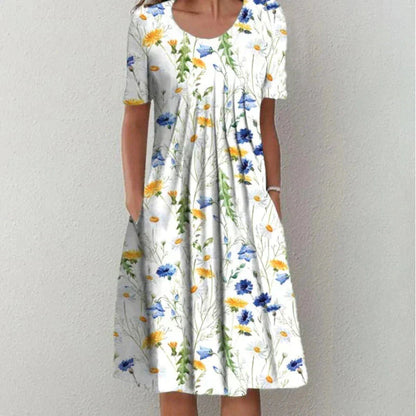 Robe Femme Longue en Coton Doux et Élégante