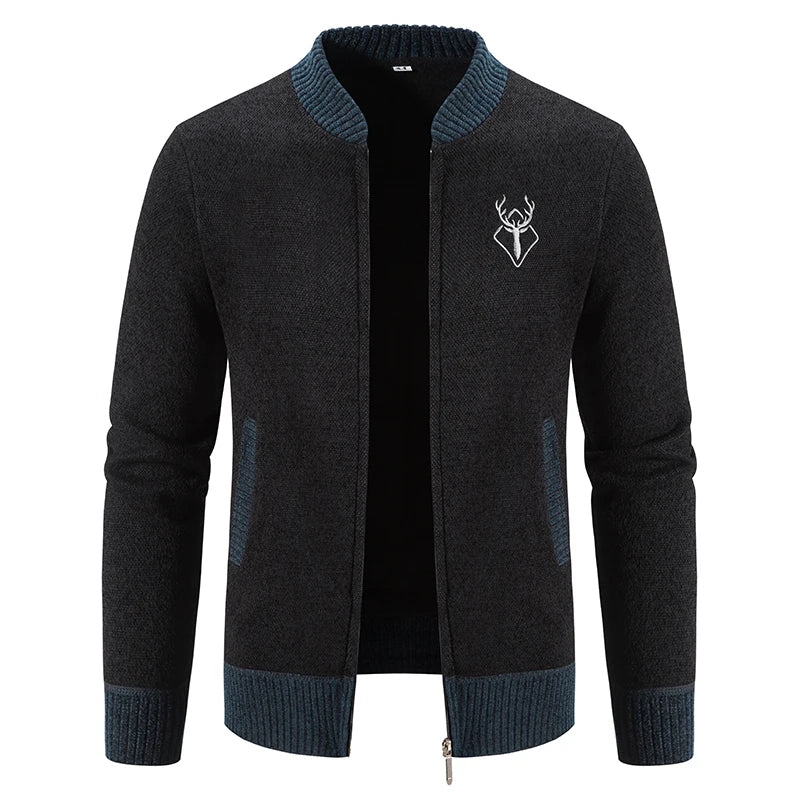 Veste zippée femme slim avec manches longues et poches côtés