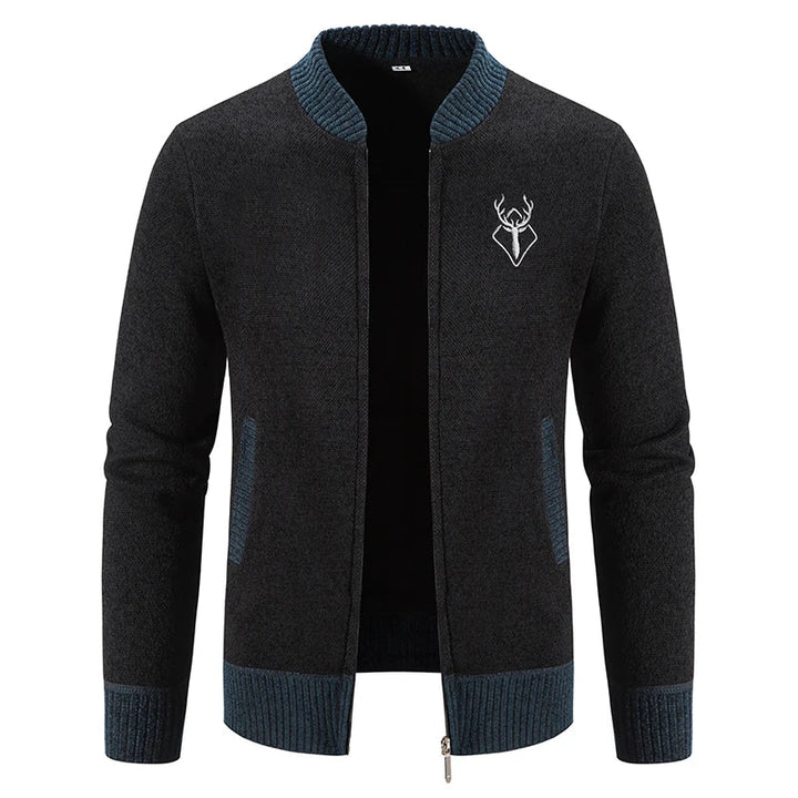 Veste zippée slim avec manches longues et poches côtés - vue 2