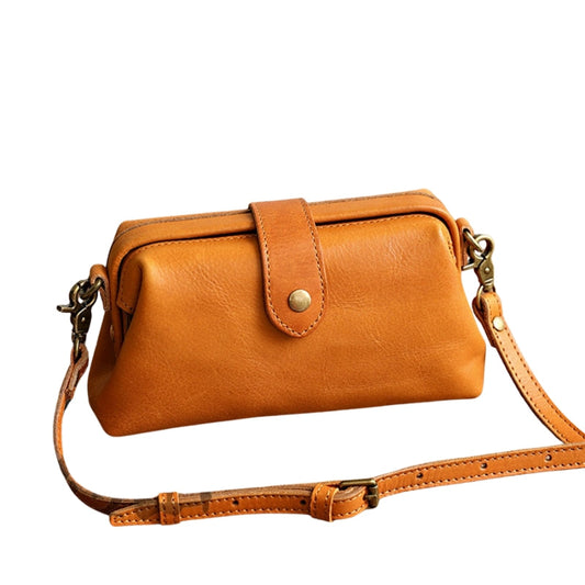 Sac Bandoulière en Cuir avec Fermeture Éclair Réglable - PanierRoyale