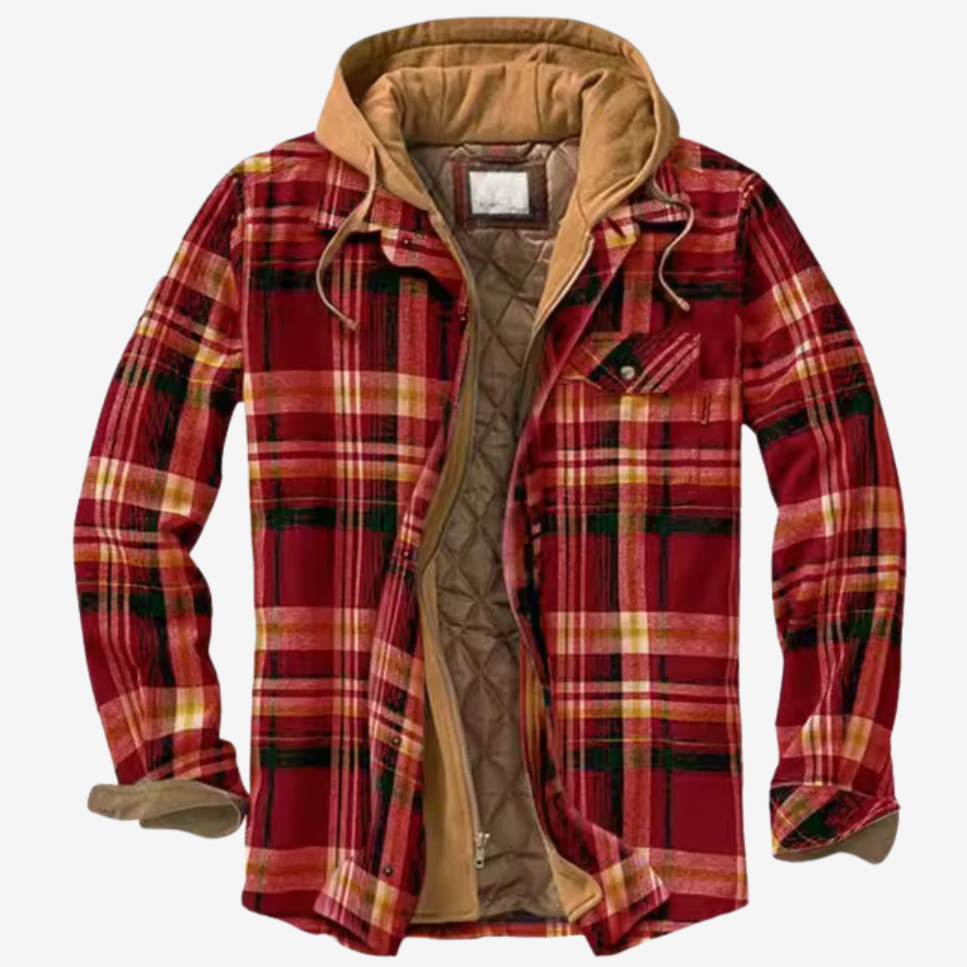 Veste à capuche homme cuir noir étanche et chic